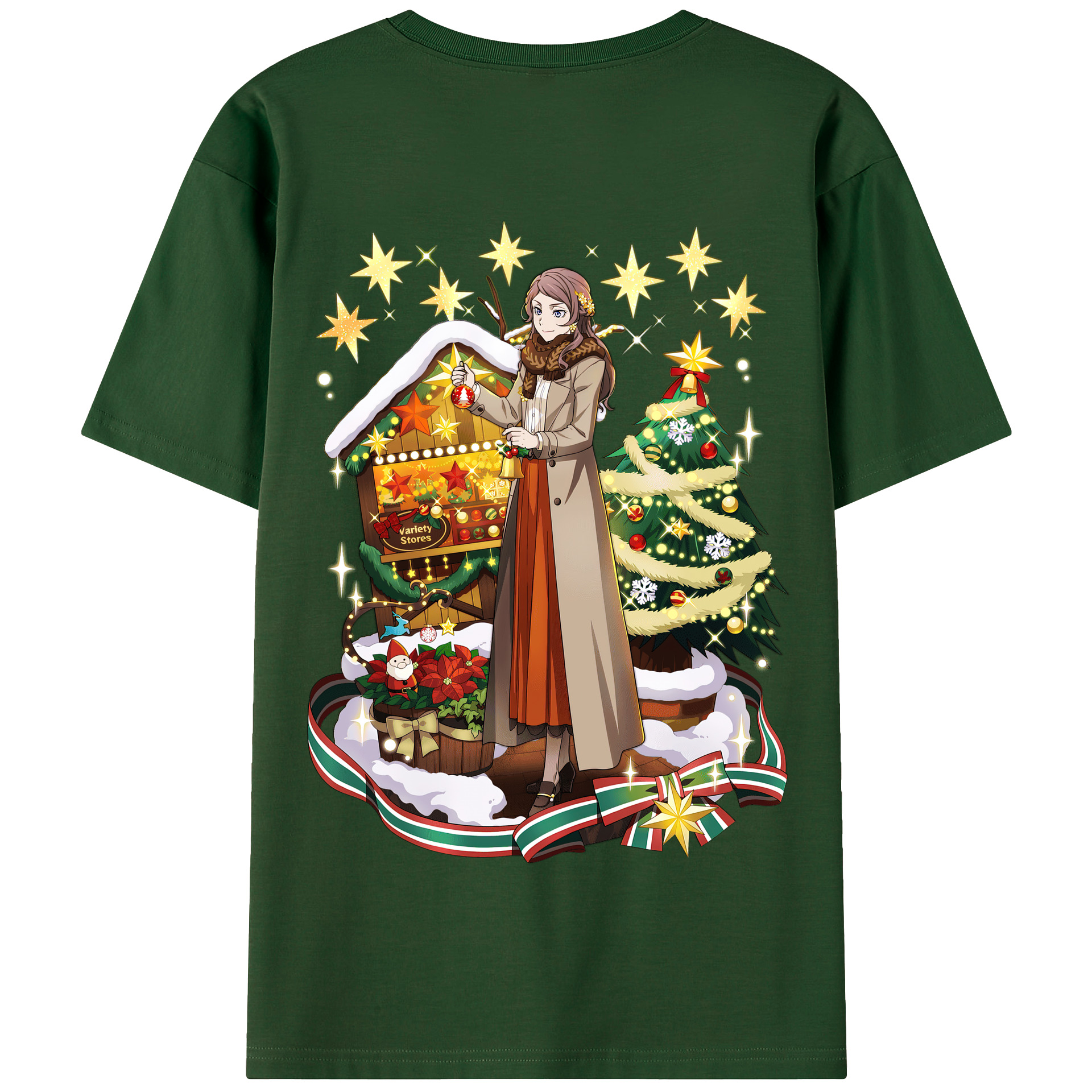 （画像用） 文豪ストレイドッグス Bungo Stray Dogs 綿100％半袖Tシャツ（背面プリント）
